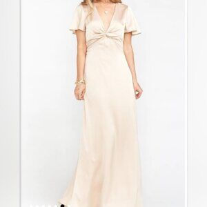 Show Me Your MuMu Gold Cocktail Dress
